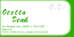 otello deak business card
